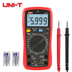 UNI-T 优利德 数字万用表智能防烧高精度数显万能表电工电压表真有效值UT890D+