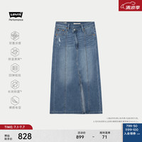 Levi's李维斯冰薄荷面料女士牛仔半身裙0017D-0000 蓝色 29