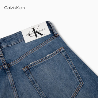 Calvin Klein Jeans24秋季男士潮流美式复古街头ck破洞宽松牛仔裤J325948 1A4-牛仔浅蓝