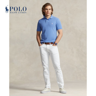 Polo Ralph Lauren 拉夫劳伦 男装 24年春经典版棉网眼布Polo衫RL18043 400-蓝色 L