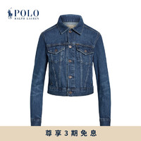 Polo Ralph Lauren 拉夫劳伦女装 经典款紧身版棉牛仔布卡车司机夹克RL24065 400-蓝色 8（偏小）