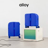 alloySTREET BOX拉杆箱乐几【明星同款】男女经典登机潮酷旅行箱 钻蓝 21寸