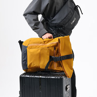 MYEDITION 双肩包男大容量旅行包出差背包商务电脑包 黄色 个
