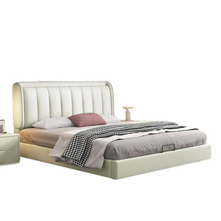 奥利克丝 床垫床头柜套装家用大床 床+椰棕床垫+床头柜*2 180*200cm