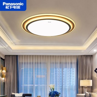 Panasonic 松下 光韵导光板适悦光吸顶灯简约大气卧室灯遥控调光调色客厅长方灯