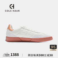colehaan/歌涵 男士休闲鞋 24年夏透气舒适时尚小白鞋牛皮革德训鞋C38354 白色 4