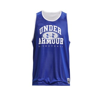 安德玛（UNDERARMOUR）Baseline男子双面穿篮球运动背心1377310 蓝色400 S