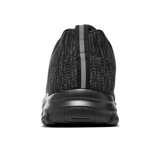 斯凯奇（Skechers）男士运动舒适回弹柔软针织网布鞋232298 全黑色171 41.50 