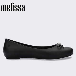 Melissa（梅丽莎）23年简约优雅女士单鞋经典小方跟芭蕾鞋33926 黑色（AO214） 5（35-36码）