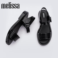 Melissa梅丽莎女款夏季休闲外穿平底凉鞋35680 蓝色 38