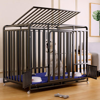 宠乐乖【升级超级特粗全管 】狗笼中型犬大型犬狗笼子宠物狗狗金毛用品 升级
