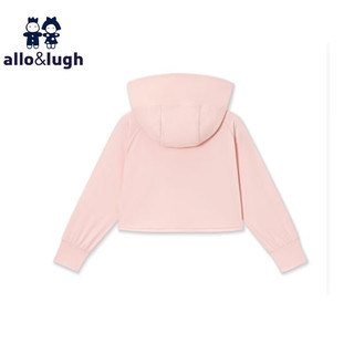 allo&lugh阿路和如【UPF50+】儿童防晒衣24年夏季长袖防紫外线男女外套 粉色 150