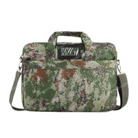 德联泰迷彩公文包电脑包户外训练商务出差笔记本手提包 丛林星空