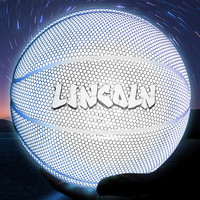 反光篮球7号男子6号女子中小抖音刻字夜光发光