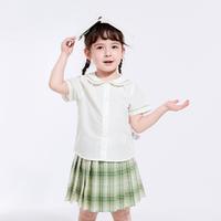巴拉巴拉 儿童女小童套装夏装短袖甜美可爱日常流行JK裙学院透气