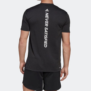 adidas 阿迪达斯 男子夏季运动健身透气T恤HT9052 A/L