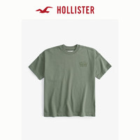HOLLISTER24夏美式印花休闲度假风短袖T恤男女KI322-4154 绿色 XS (170/84A)