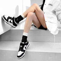 NIKE 耐克 板鞋女新款黑白熊猫dunk复古低帮透气防滑轻便运动休闲鞋 CW1590-100 黑白 熊猫 36.5