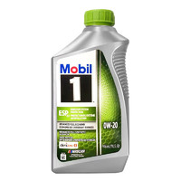 Mobil 美孚 1号 环保型 ESP 0w-20 5w-30 SP级 全合成机油 美国原装进口 进口美孚1号 ESP 0W-20 946ml*5瓶