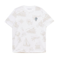 杰克琼斯 夏季新款短袖T恤合集（门店款) 本白色