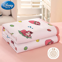 迪士尼（Disney）水洗棉麻纤维夏凉被空调被子 200*230cm 水果维尼