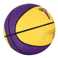 7号黑曼巴室外篮球耐磨篮球 黄紫  (标准球)