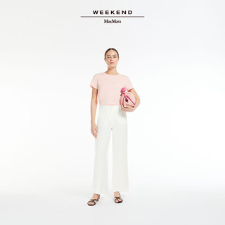 Weekend Max Mara【季末甄选】 2024春夏女装圆领基础T恤5971044206 粉红色 M