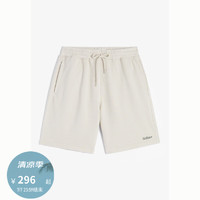 HOLLISTER24夏美式LOGO运动直筒休闲短卫裤男 KI328-4036 米白色 XXL (185/104A)