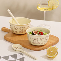 88VIP：唯铭诺 新款家用碗盘套装泡面碗陶瓷碗勺可爱网红餐具