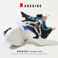 88VIP：ABCKIDS ABC KIDS男女童网面透气运动鞋24年春季新款舒适耐磨防滑旋钮扣