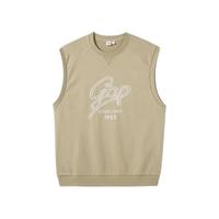 Gap 盖璞 男女士法式圈织柔软字母logo无袖卫衣上衣 465632