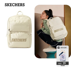SKECHERS 斯凱奇 男女時尚雙肩背包學生背包大容量旅行電腦包