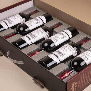 红酒整箱法国原瓶波尔多干红葡萄酒礼盒装