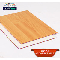 星加坊 室内篮球羽毛球乒乓球网球场运动地胶垫减震塑胶地板枫木纹4.5mm