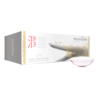 【小粉片】晶硕B12小粉片透明近视一次性隐形眼镜日抛30片 100