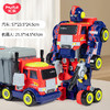汇乐玩具 变形车机器人汽车卡车儿童玩具车男孩生日合金模型