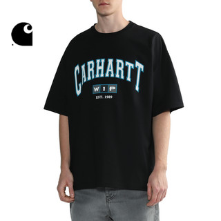 Carhartt WIP短袖T恤男装春夏学园风LOGO字母图案印花卡哈特1037K