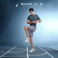 HLA 海澜之家 SPORTSDAY马术运动短袖T恤 HNTBW2W153A 深蓝 XXXL