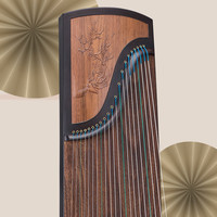 金韵初学入门专业考级演奏原创高端浮雕装饰古筝琴颂呦呦鹿鸣