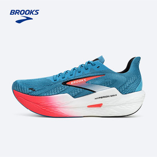 布鲁克斯BROOKS 烈风 Hyperion Max 2专业马拉松竞速减震男女款体育跑鞋 【男款】晶海蓝/炫红/黑色 42.5