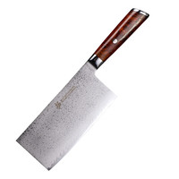 tuoknife 拓 DL01Y-1 白虎系列 大马士革钢菜刀 刃长18cm