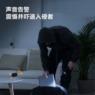 乐橙 监控摄像头室外TC3F高清 门口商用家用户外无线监控器 无孔安装支持磁吸 日夜全彩 室外防水 【升级款 可磁吸500万像素】TF3 标配+128G内存卡