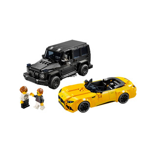 LEGO 乐高 超级赛车系列76924 AMG G63和AMG SL63积木玩具