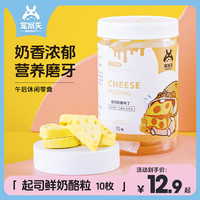宠尚天 Jonsanty 仓鼠磨牙零食棒磨牙石清洁牙齿仓鼠用品 起司鲜奶酪粒 10枚