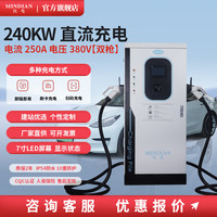 民电(MINDIAN)120KW新能源电动汽车三相电直流充电桩60/30kw快充商用家用充电站 240kw充电桩-双枪落地款