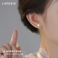 88VIP：Lnieer 925纯银木槿花耳钉女小众设计感养耳洞耳环2024年新款潮甜美耳饰