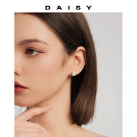 88VIP：Daisy dream 999纯银波浪圆圈珍珠耳钉女高级小众独特设计耳环养耳洞港风耳饰