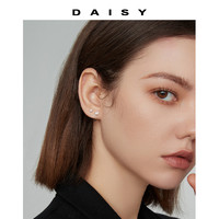 88VIP：Daisy dream 999纯银气质钻石耳钉女精致睡觉免摘养耳洞耳环高级感爆款耳饰