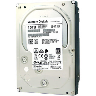 海康威视 3.5英寸 企业级硬盘 10TB（CMR、7200rpm、256MB）WUS721010ALE6L4