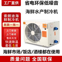 索朗迪索朗迪海鲜鱼池冷水机鱼缸制冷机水产家用商用水循环恒温一体机 白色 冷暖型大2P一拖一 冷水机 冷暖型2P一拖一